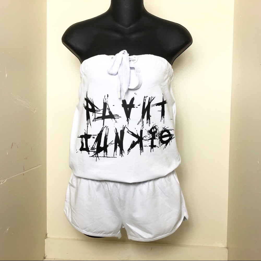 Plant Junkie romper. Vegetarian. Vegan.